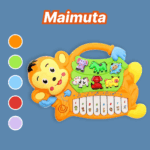 Jucarie interactiva bebe Maimutica muzicala animalute cu lumini