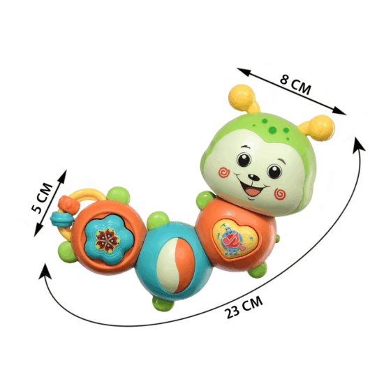 Jucarie interactiva bebe Omida cu lumini si functie de rotire