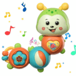 Jucarie interactiva bebe Omida cu lumini si functie de rotire
