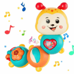 Jucarie interactiva bebe Omida cu lumini si functie de rotire