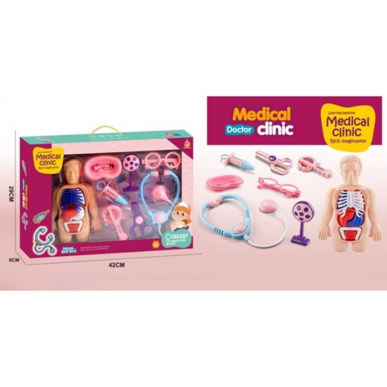 Jucarii Set Doctor cu accesorii Corpul uman organele detaliate