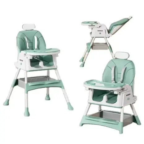 Scaun bebe Pliabil Vernil pentru servirea Mesei Reglabil si Pliabil