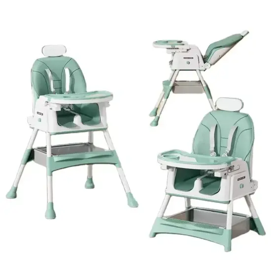 Scaun bebe Pliabil Vernil pentru servirea Mesei Reglabil si Pliabil