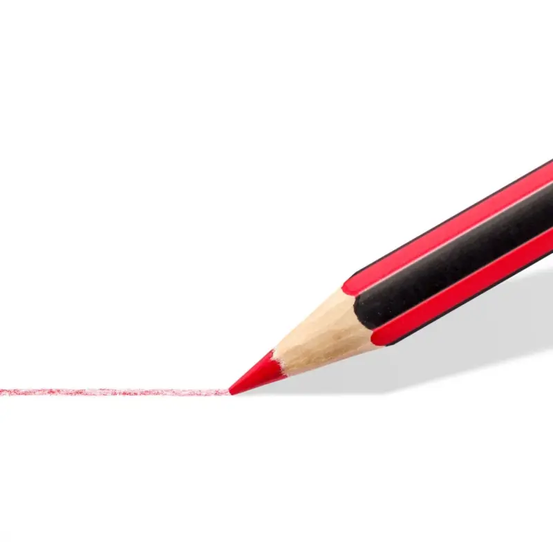Set 12 creioane colorate cu radiera si creion HB Staedtler