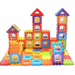 Set 300 piese constructie Stem Set creativ cu diferite forme