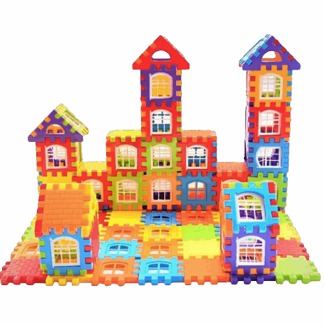 Set 300 piese constructie Stem Set creativ cu diferite forme