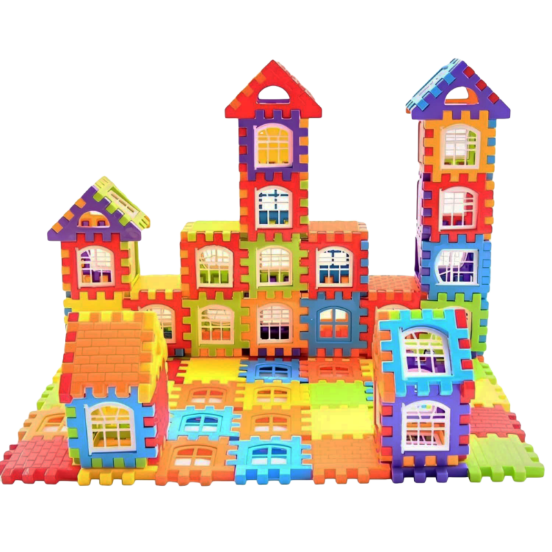 Set 300 piese constructie Stem Set creativ cu diferite forme