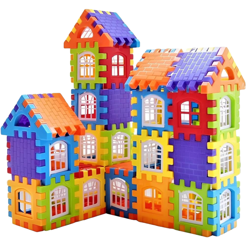 Set 300 piese constructie Stem Set creativ cu diferite forme