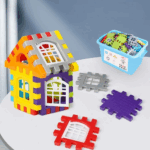 Set 300 piese constructie Stem Set creativ cu diferite forme