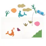 Atelierul Creativ Joc Little Papers Activitate de colaj Djeco