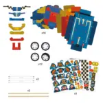 Atelierul creativ Joc Asambleaza masinile de curse Grand Djeco