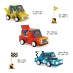 Atelierul creativ Joc Asambleaza masinile de curse Grand Djeco