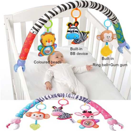 Jucarie Arcada cu zornaitori Jucarii moi pentru dentitie bebe Jucarie Arcada cu zornaitori Jucarii moi pentru dentitie bebe