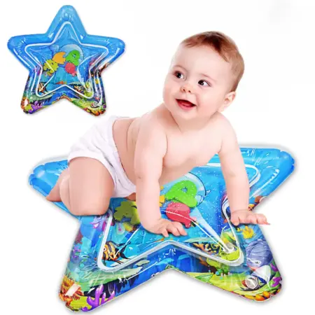 Saltea gonflabila bebe Steluta pentru burtica cu animale marine