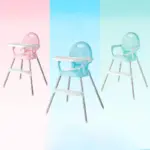 Scaun si Masa reglabil pentru bebelusi cu Tavita detasabila