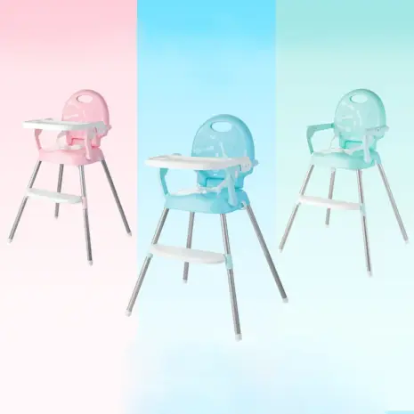 Scaun si Masa reglabil pentru bebelusi cu Tavita detasabila