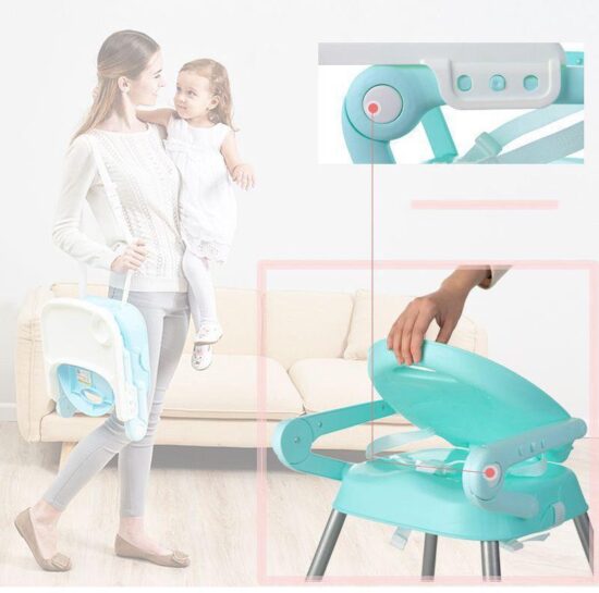 Scaun si Masa reglabil pentru bebelusi cu Tavita detasabila