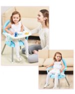 Scaun si Masa reglabil pentru bebelusi cu Tavita detasabila