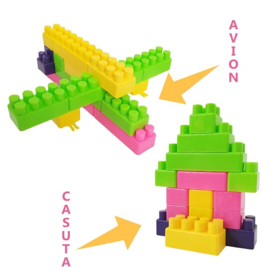 Set-140-de-Cuburi-de-construit-diferite-forme-multicolore