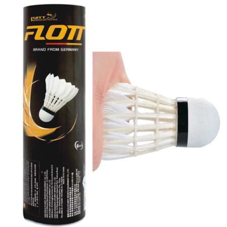 Set 6 Fluturasi de Badminton din Pene Flott