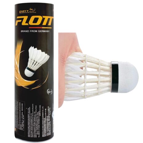 Set 6 Fluturasi de Badminton din Pene Flott