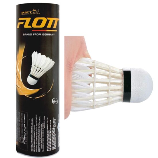 Set 6 Fluturasi de Badminton din Pene Flott