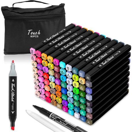 Set Markere Permanente cu Varf dublu Desen Graffiti Arta