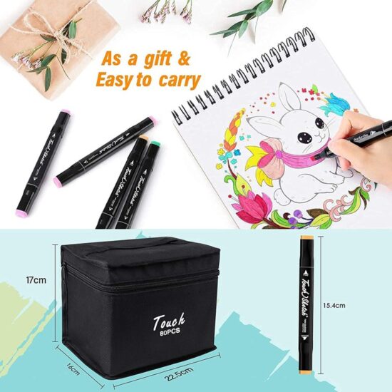 Set Markere Permanente cu Varf dublu Desen Graffiti Arta