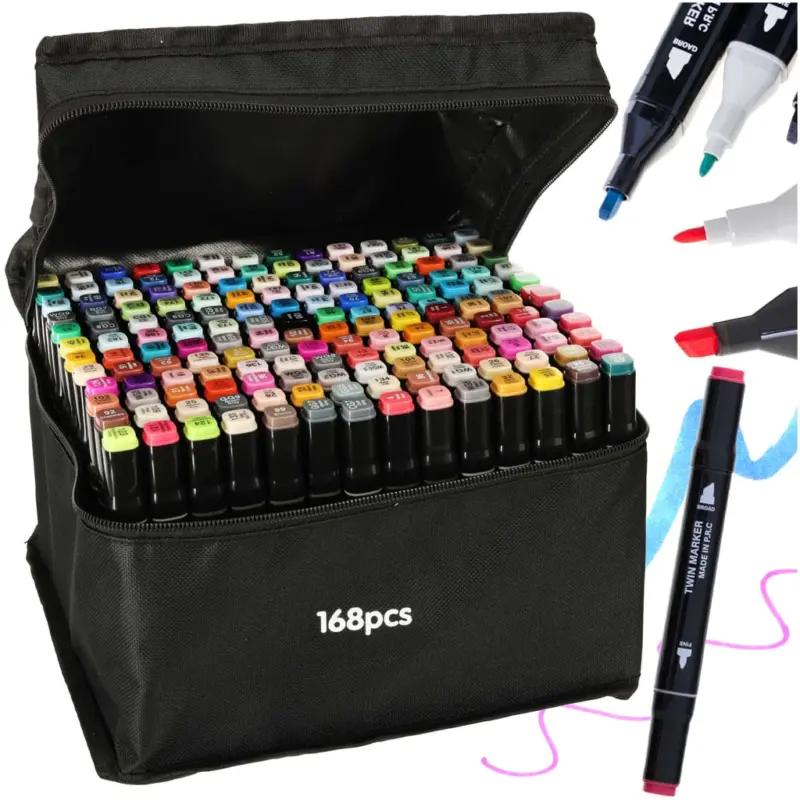 Set Markere Permanente cu Varf dublu Desen Graffiti Arta