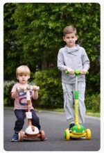 Trotineta Dinozaur 5in1 Tricicleta copii cu maner parental