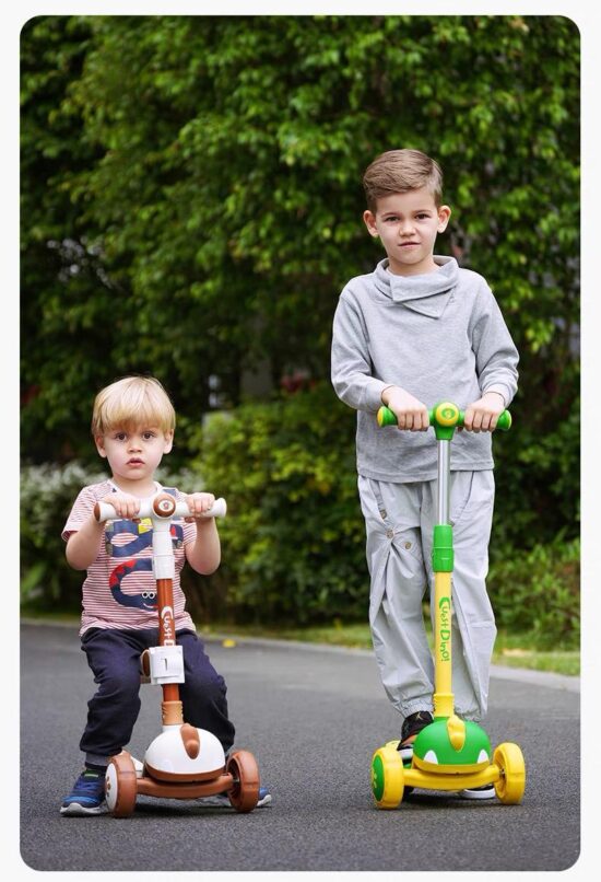 Trotineta Dinozaur 5in1 Tricicleta copii cu maner parental