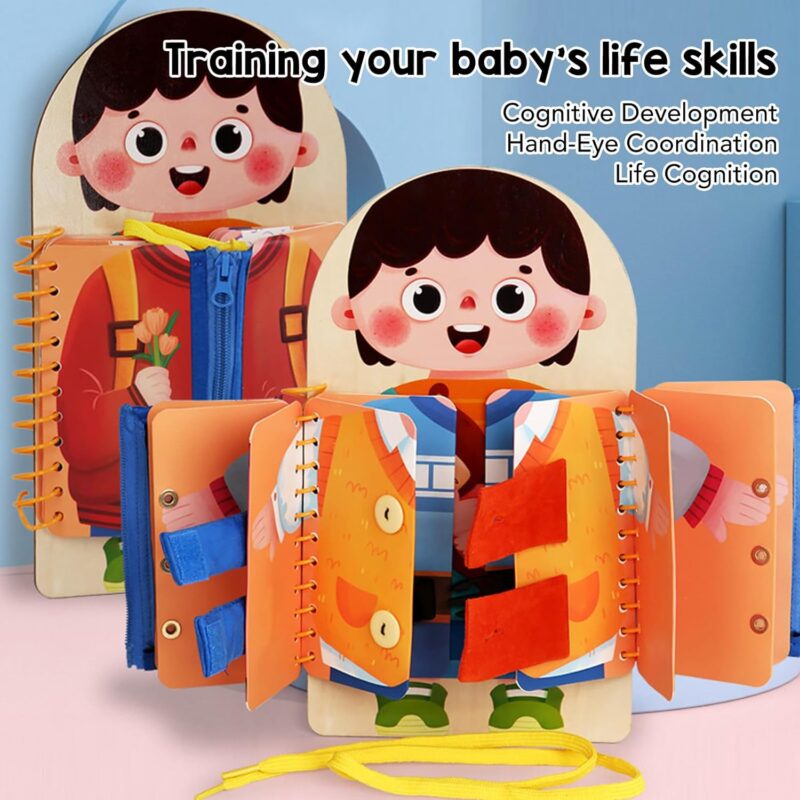 Carte Montessori cu activitati educative Jucarie senzoriala