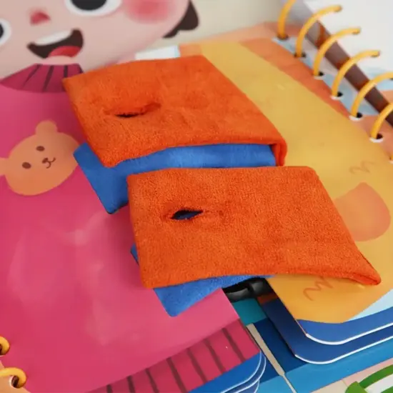 Carte Montessori cu activitati educative Jucarie senzoriala