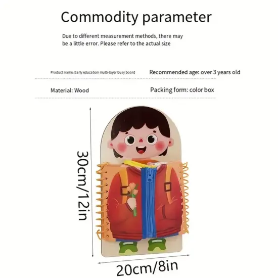 Carte Montessori cu activitati educative Jucarie senzoriala