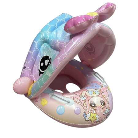 Colac Balena Chilotel cu Parasolar Animale gonflabil bebe