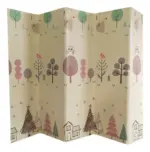 Covor pliabil de joaca Parcul de distractii si Padurea 180 x 200 cm