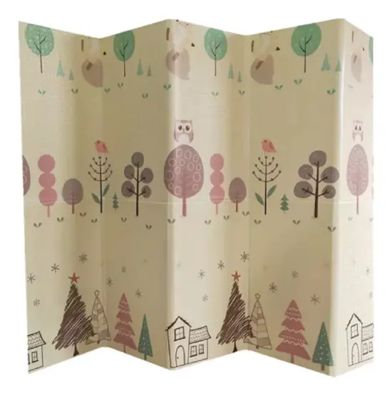 Covor pliabil de joaca Parcul de distractii si Padurea 180 x 200 cm