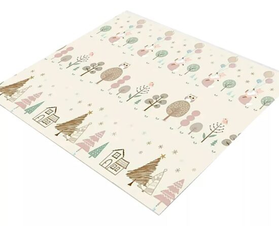 Covor pliabil de joaca Parcul de distractii si Padurea 180 x 200 cm