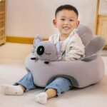 Fotoliu bebelusi Koala cu suport pentru picioare din plus