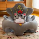 Fotoliu bebelusi Pisica King cu suport pentru picioare din plus