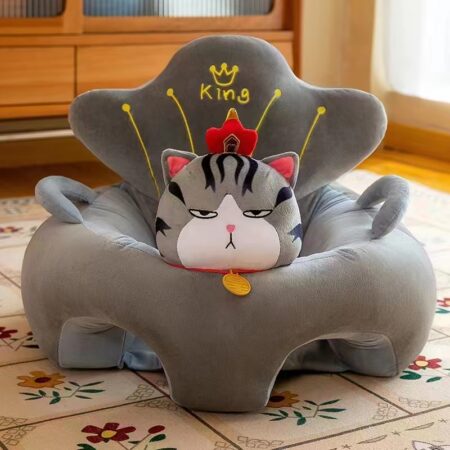 Fotoliu bebelusi Pisica King cu suport pentru picioare din plus