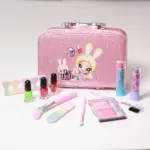 Geanta cosmetica Machiaj si Manichiura pentru fetite cu maner