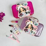 Geanta cosmetica Machiaj si Manichiura pentru fetite cu maner