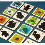 Joc educativ Jocul umbrelor Asociaza si recunoaste Animalele