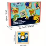 Joc educativ Jocul umbrelor Asociaza si recunoaste Animalele