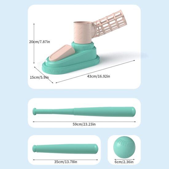 Joc interactiv Set de joaca Baseball cu Masina de lansare