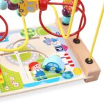 Jucarie motricitate Labirint Montessori cu Masinute Traseu Semne