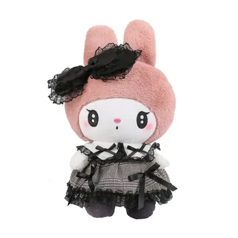 Jucarie plus Papusa Roz My Melody cu rochita din seria Hello Kitty