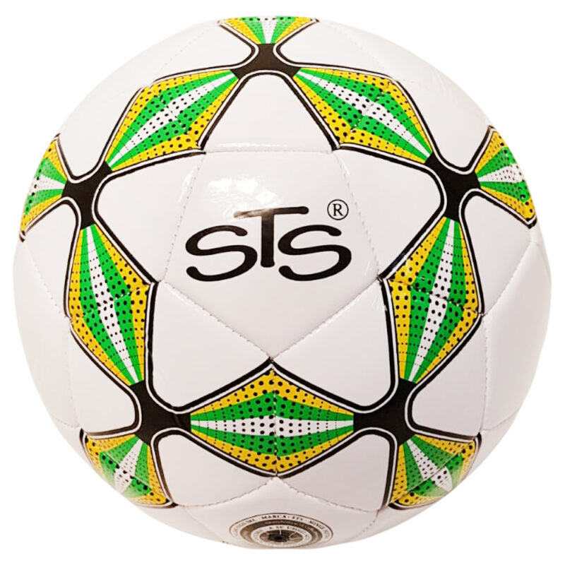 Minge de Fotbal Alb Verde din policlorura de vinil