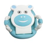 Olita scaunel cu capac Vacuta Bleu cu manere de sustinere